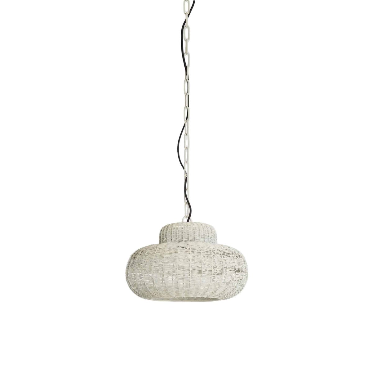 Lampe Suspendue Métal PIEDRA crème, LIGHT & LIVING 