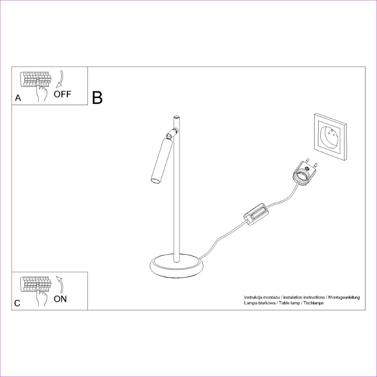 Lampe à poser Acier Blanc G9 1 Pastelo blanc, EDEN
