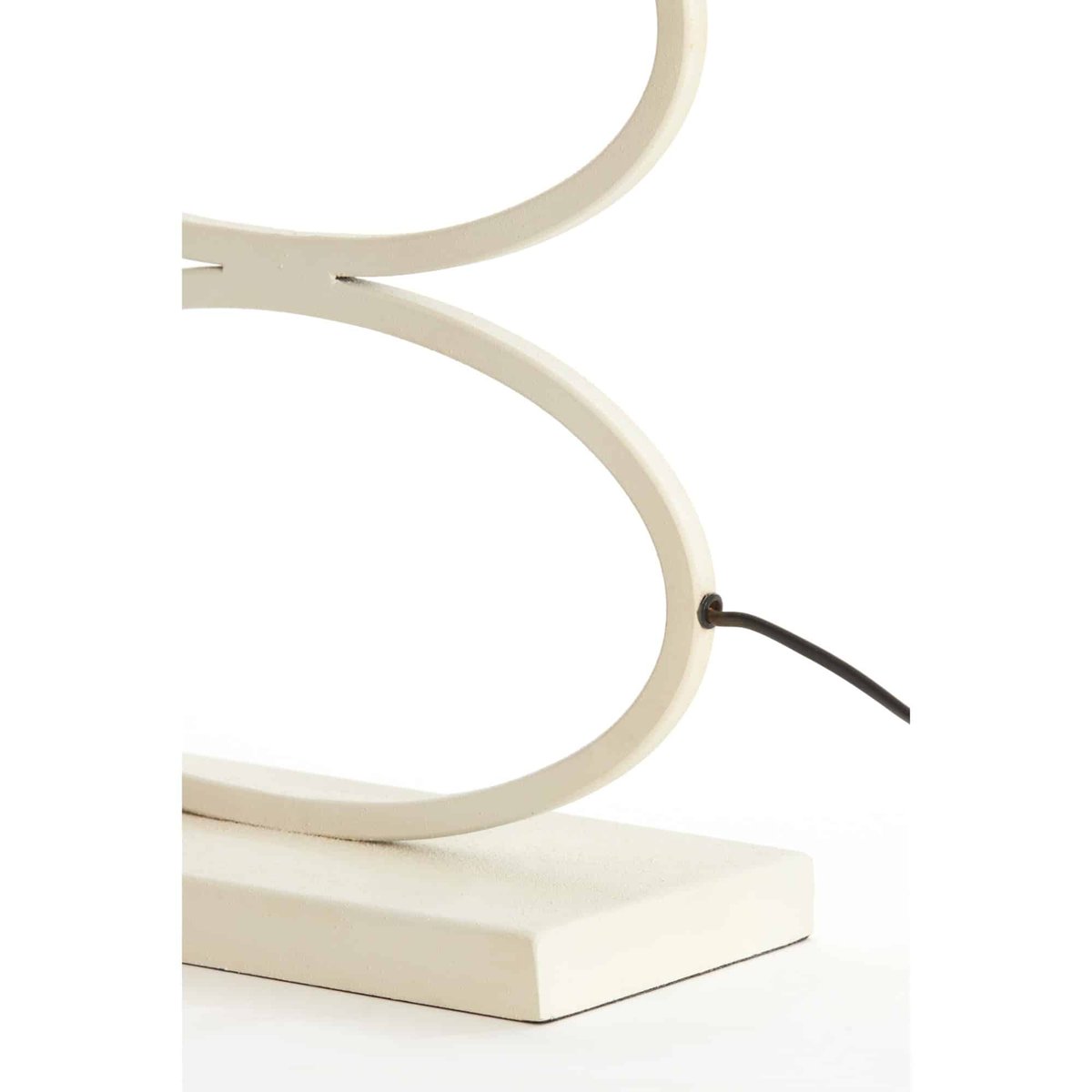 Base De La Lampe Métal STELIUS crème, LIGHT & LIVING