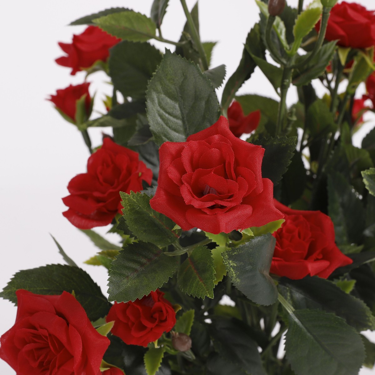 Plante artificielle ROSEBUSH rouge, MICA DECORATIONS