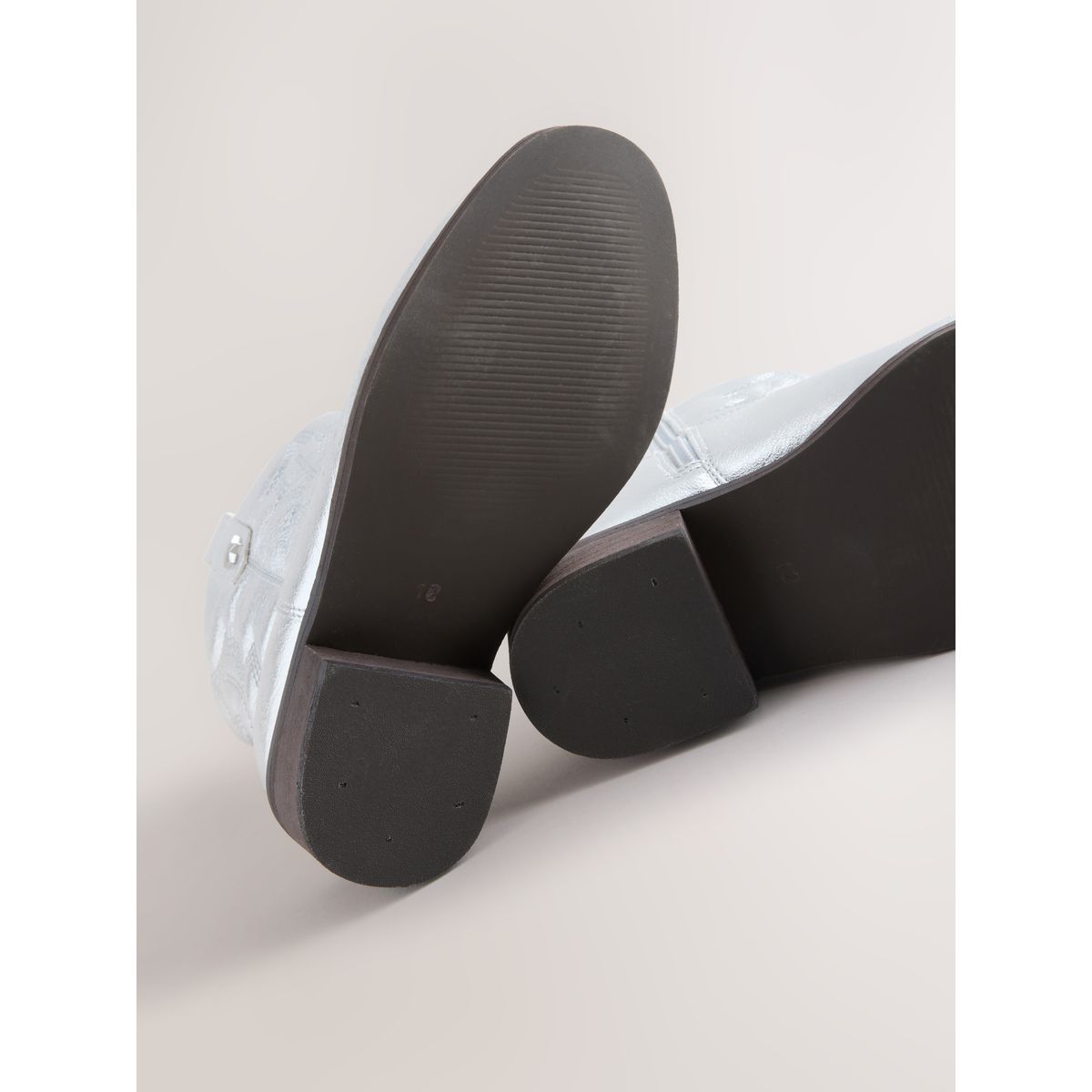 Bottines style western argent, NEXT
