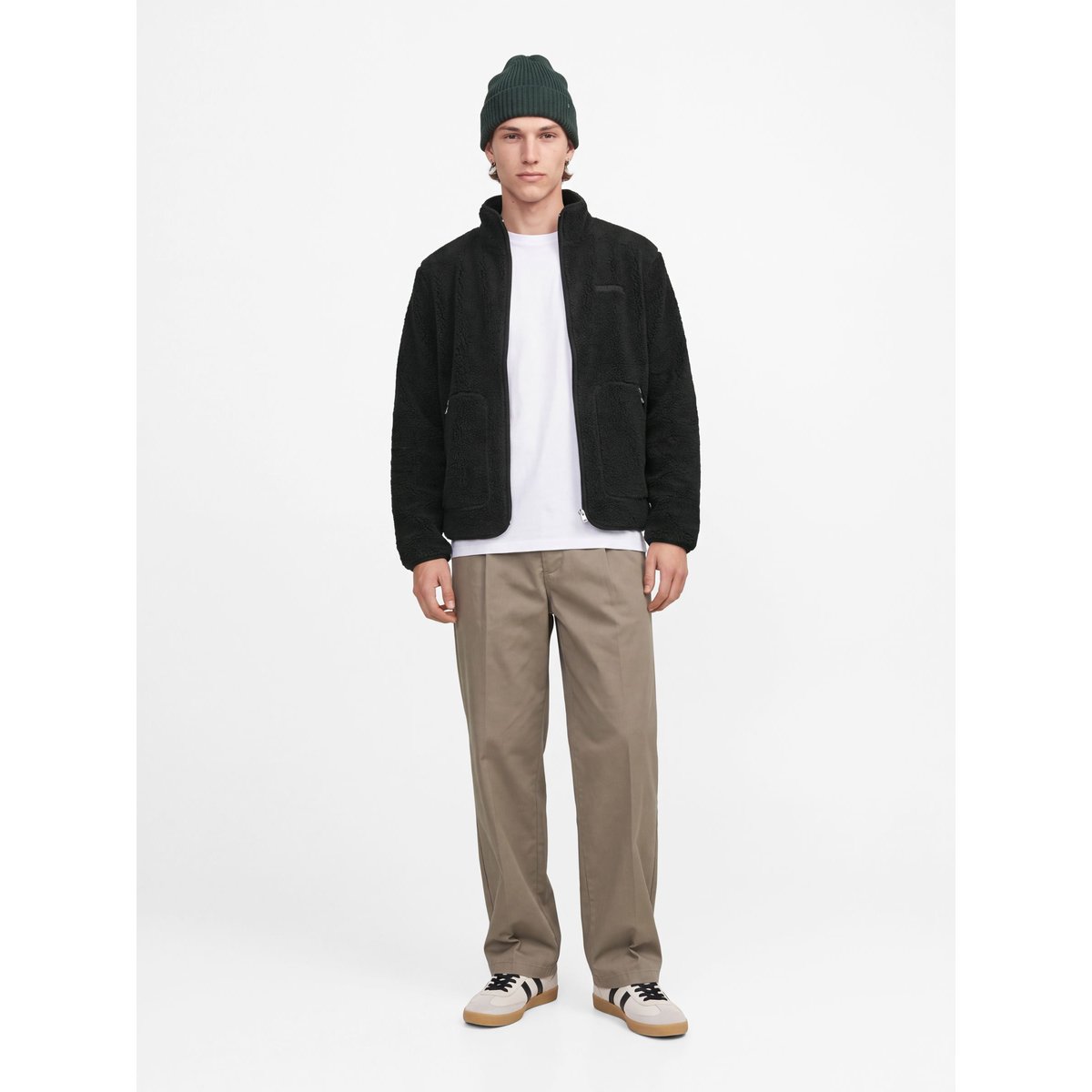 Manteau En Peluche black 1, JACK & JONES