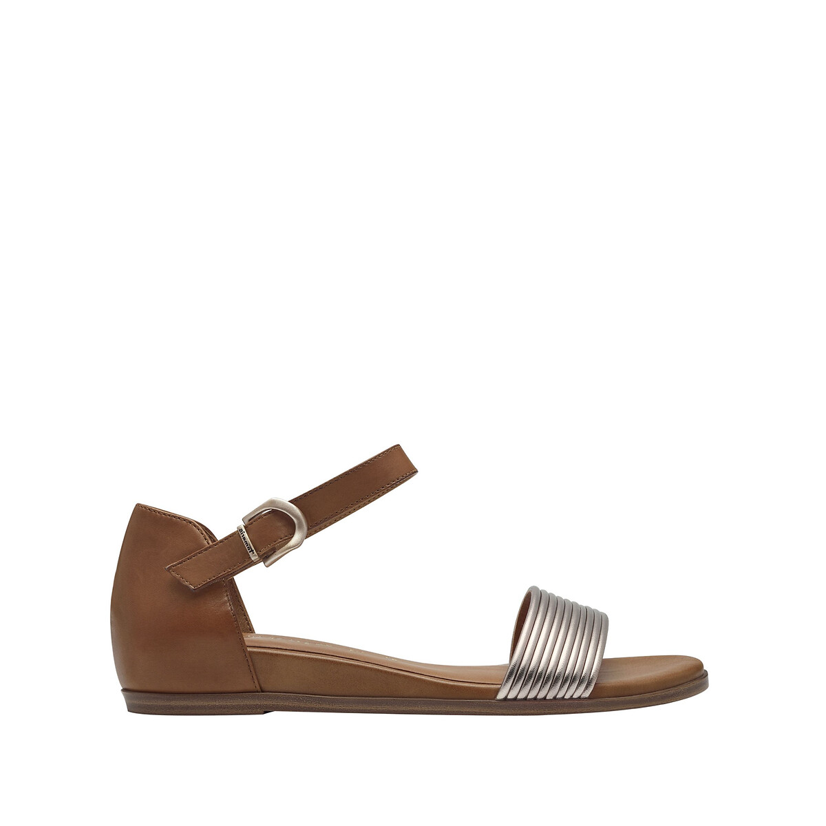 Keilsandaletten cognac, TAMARIS