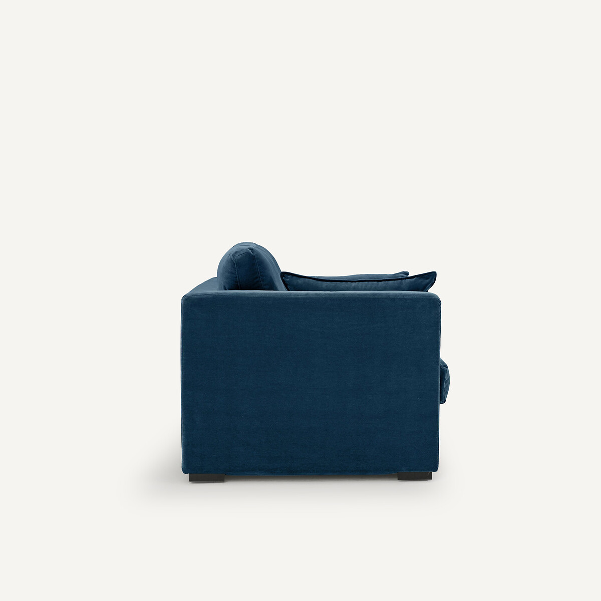 Canapé 3 places, convertible, en velours, NEO KINKAJOU bleu paon, AM.PM