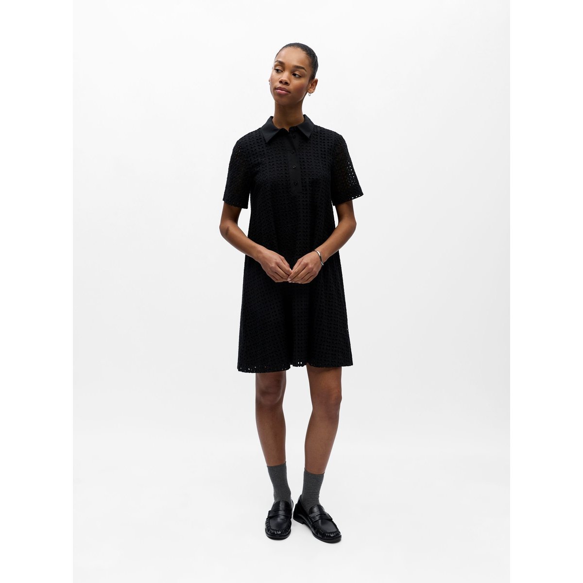 Robe-Chemise noir - black, OBJECT