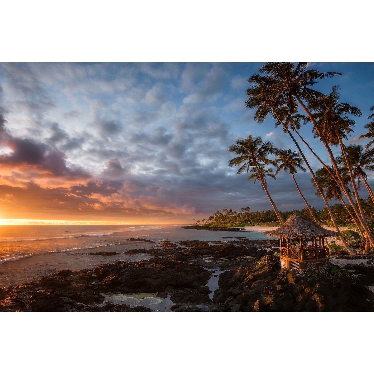 Tableau paradis beach tableau alu dibond, HEXOA