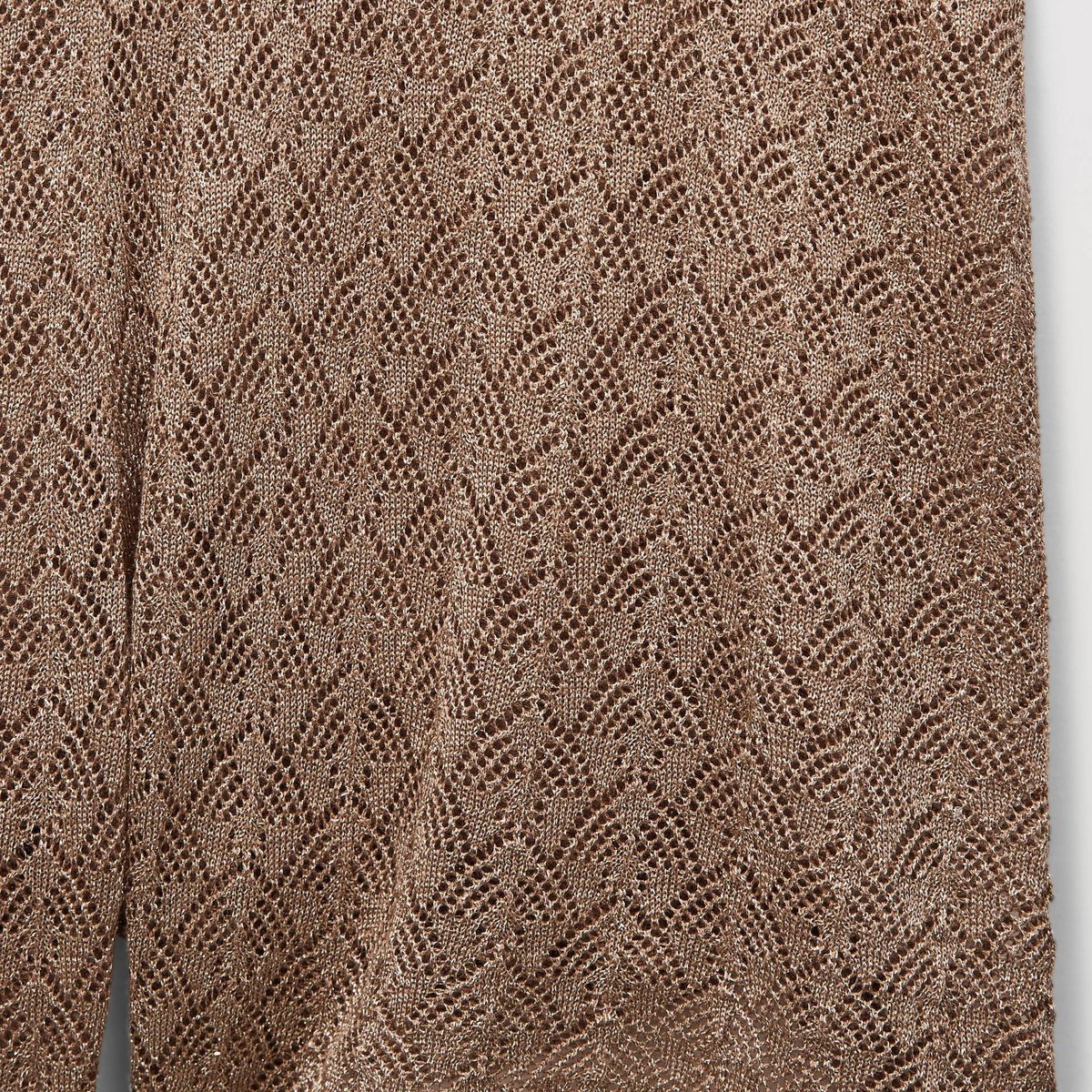 Short en maille ajouré, détails fil textile cartouche, MONOPRIX