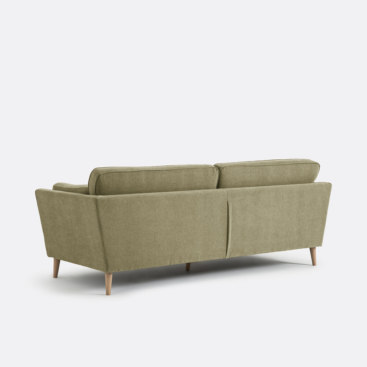 Canapé polyester chiné, 3 ou 4 places, Tasie vert eucalyptus, LA REDOUTE INTERIEURS