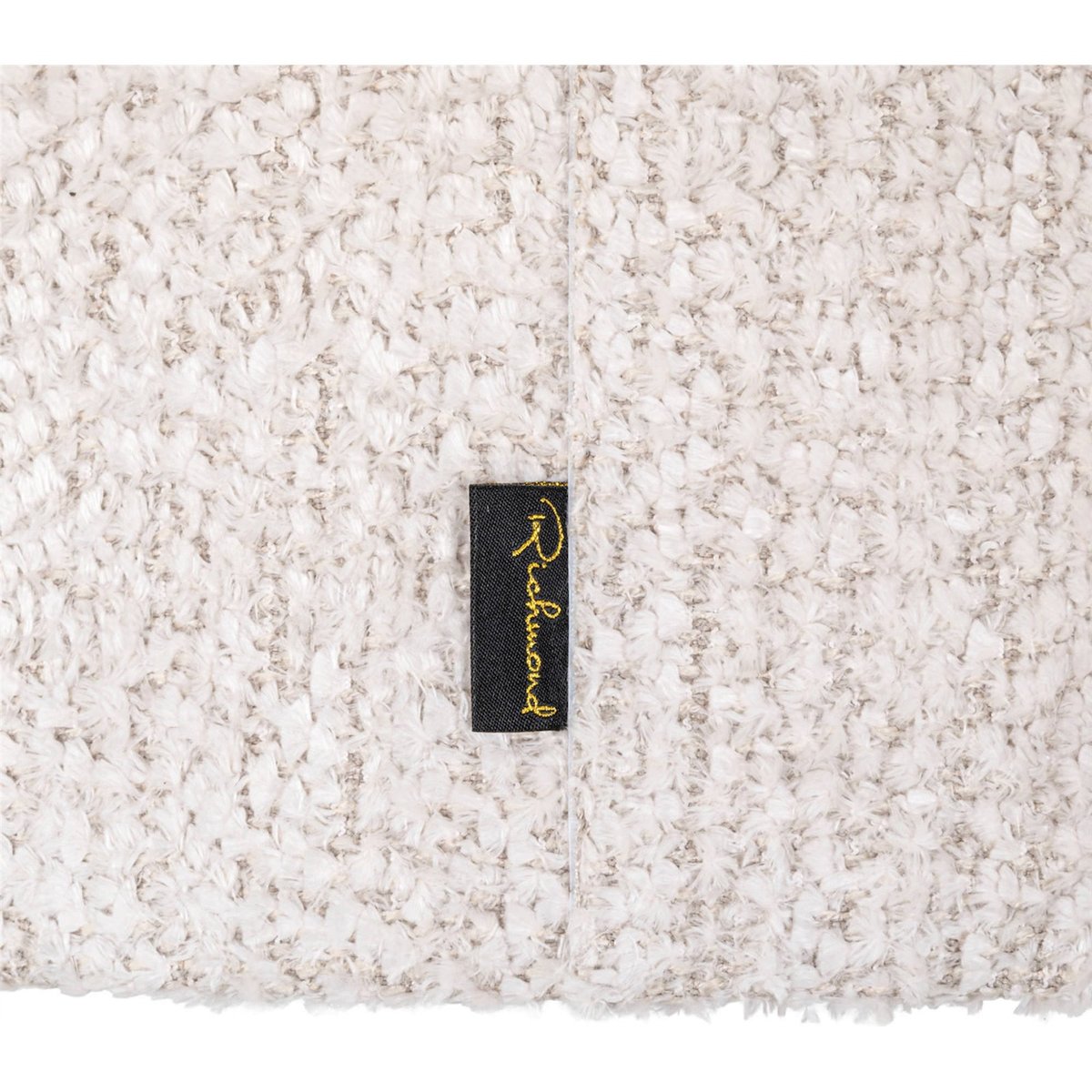 Abat-jour rectangulaire en tissu crème doux texturé élégant, RECOLLECTION