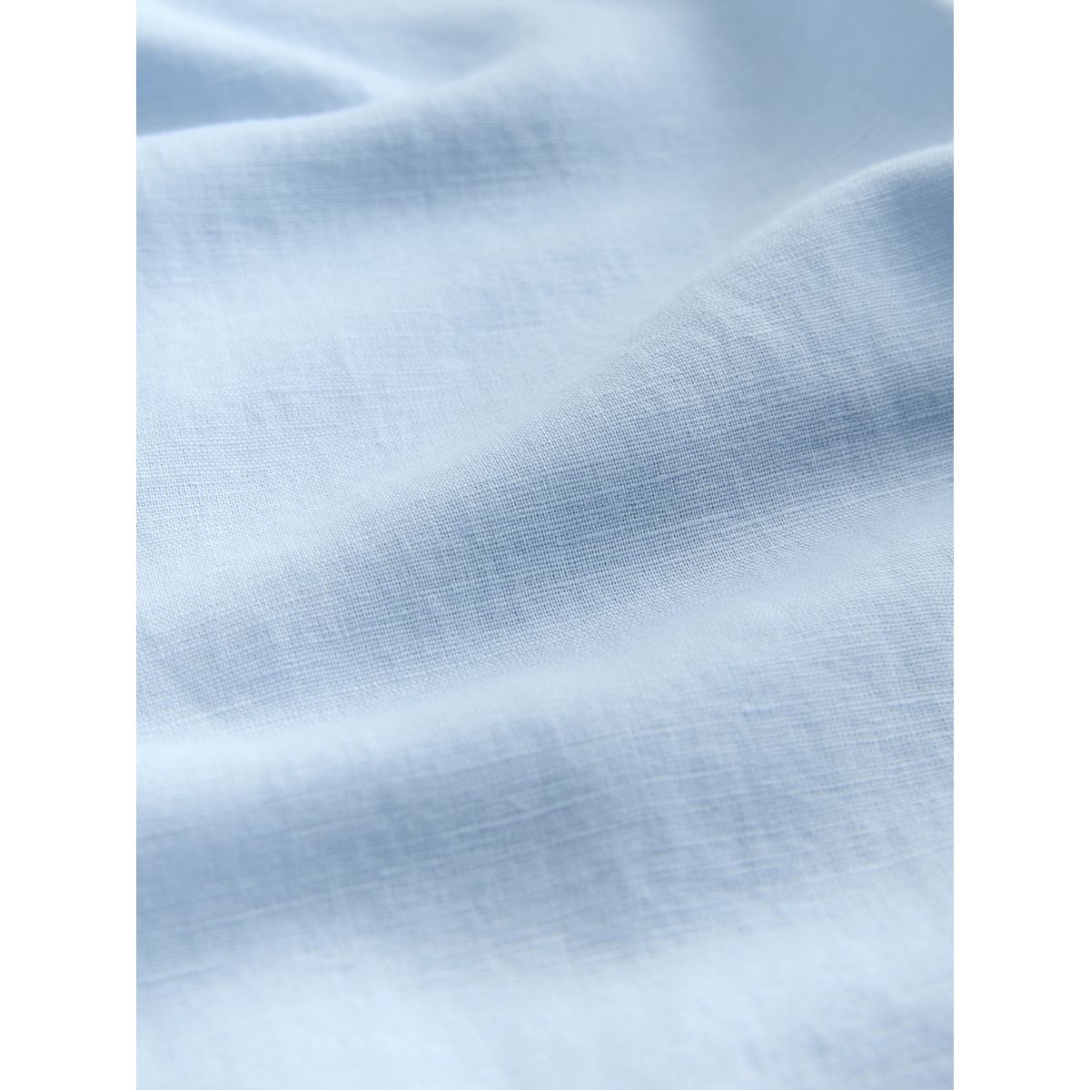 Pantalon barrel en lin et coton bleu clair, NEXT