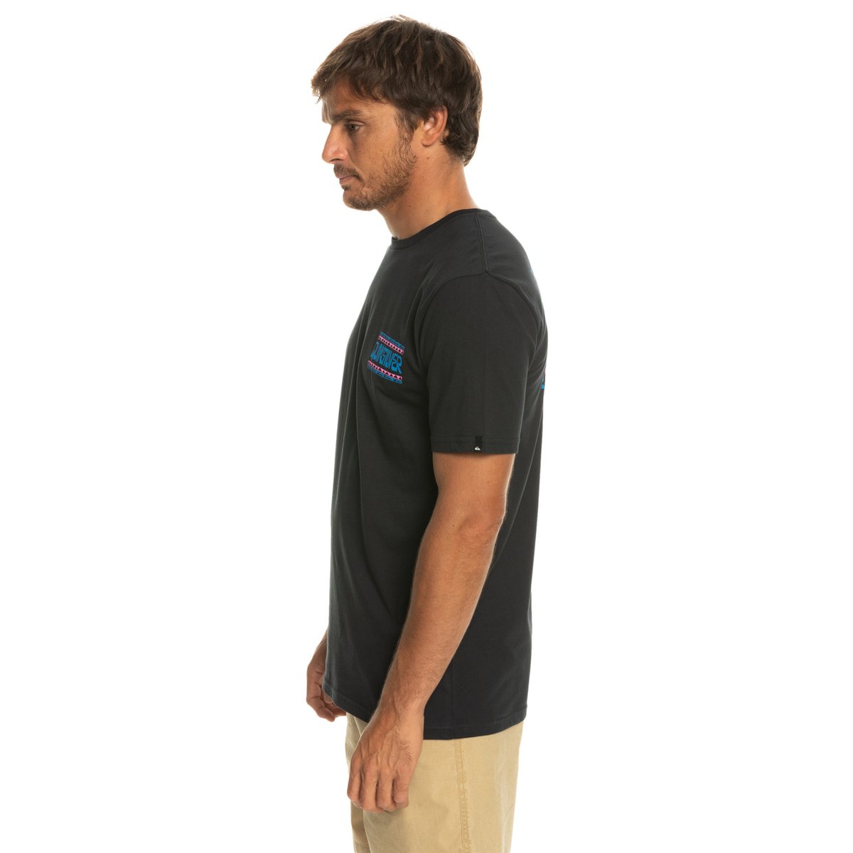 T-shirt WARPED FRAMES noir black, QUIKSILVER