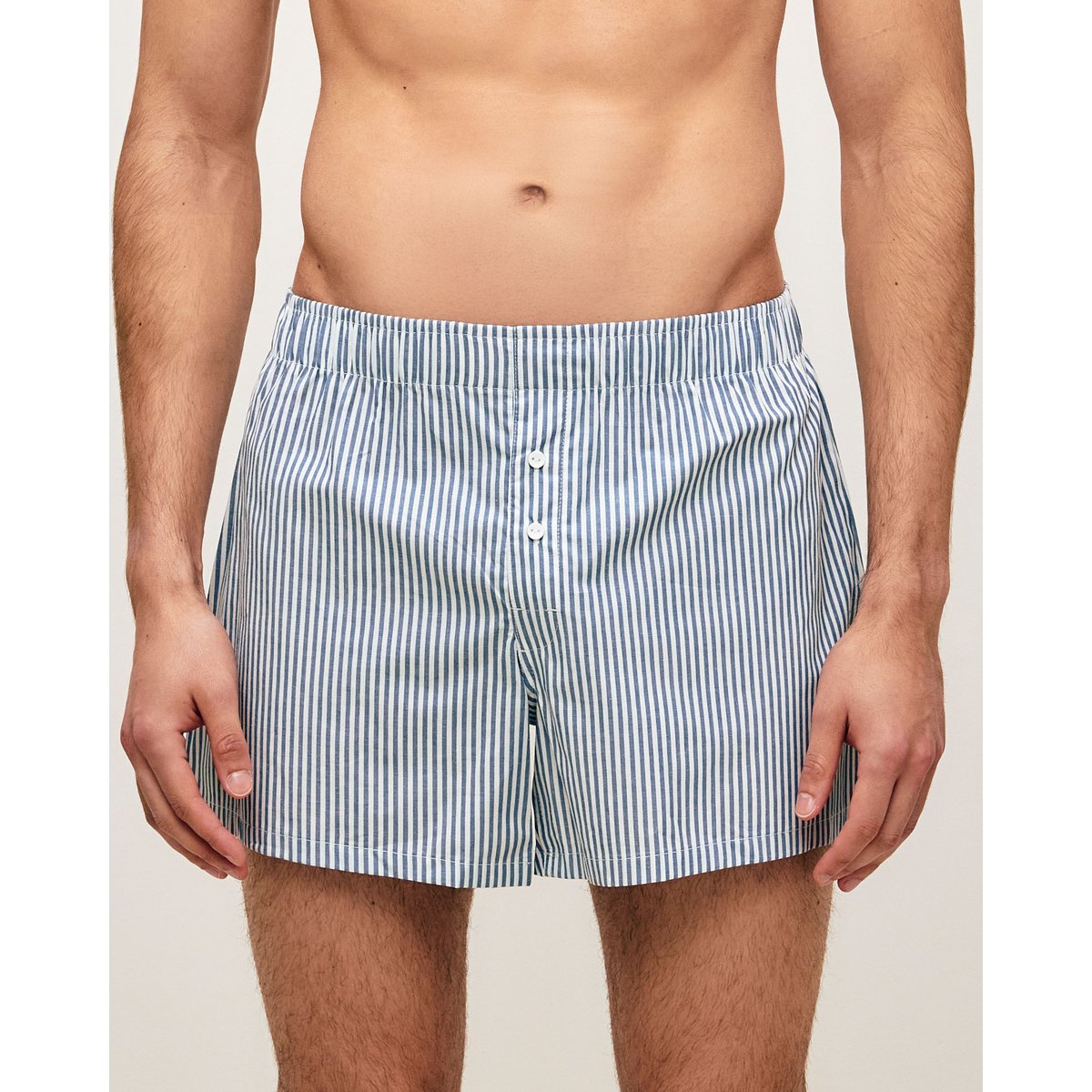 Caleçon rayé en coton RAYICHAMBRIZ bleu, UNDIZ