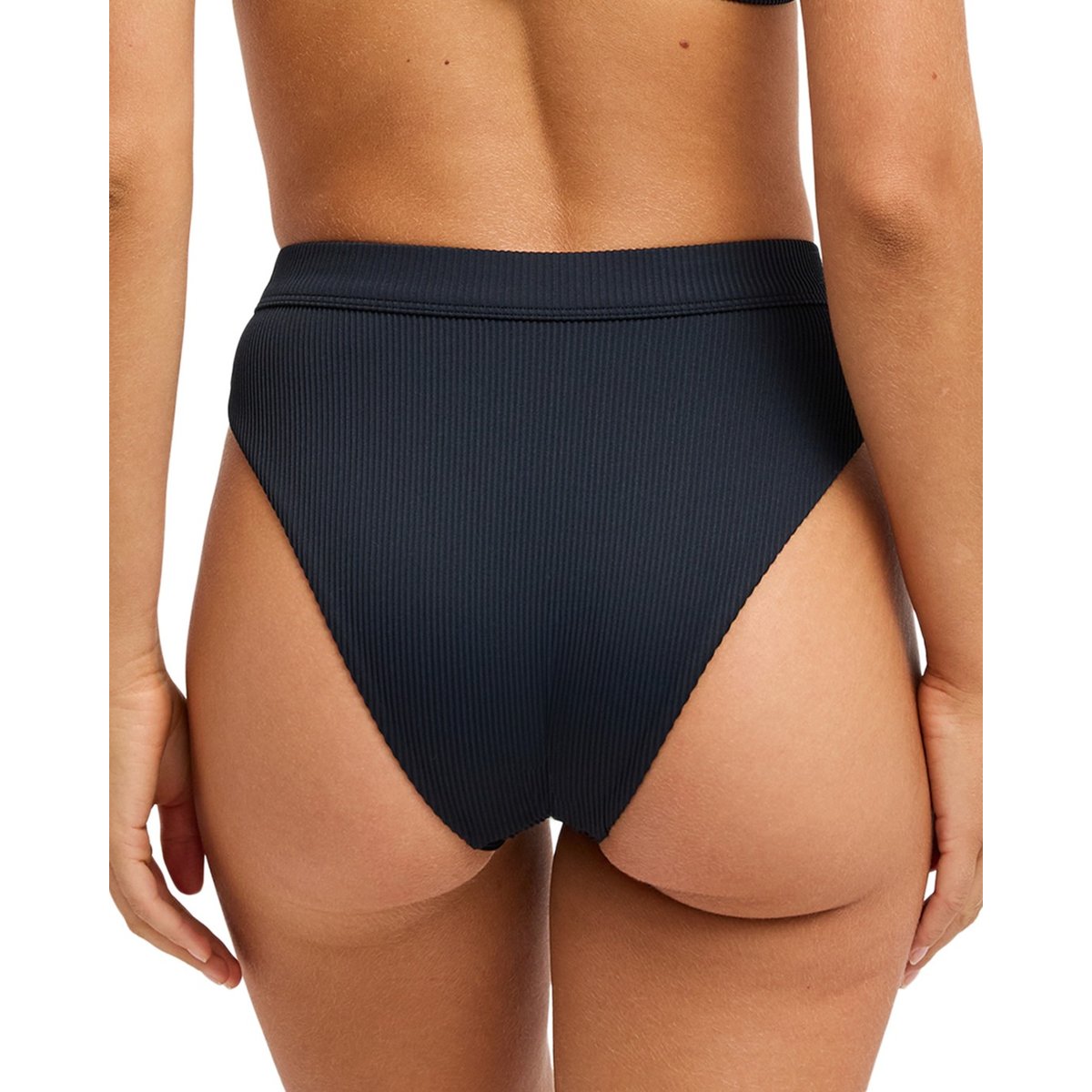 Bas de maillot de bain culotte bikini taille haute. noir anthracite, ROXY