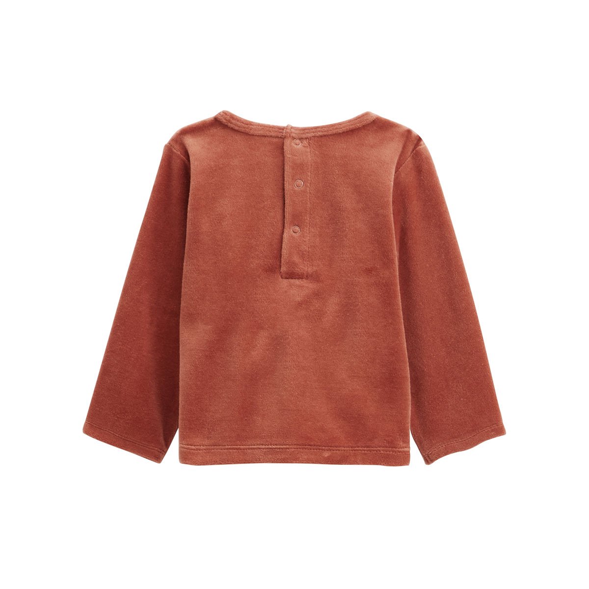 Pyjama enfant 2 pièces en velours Maloueg marron, PETIT BEGUIN