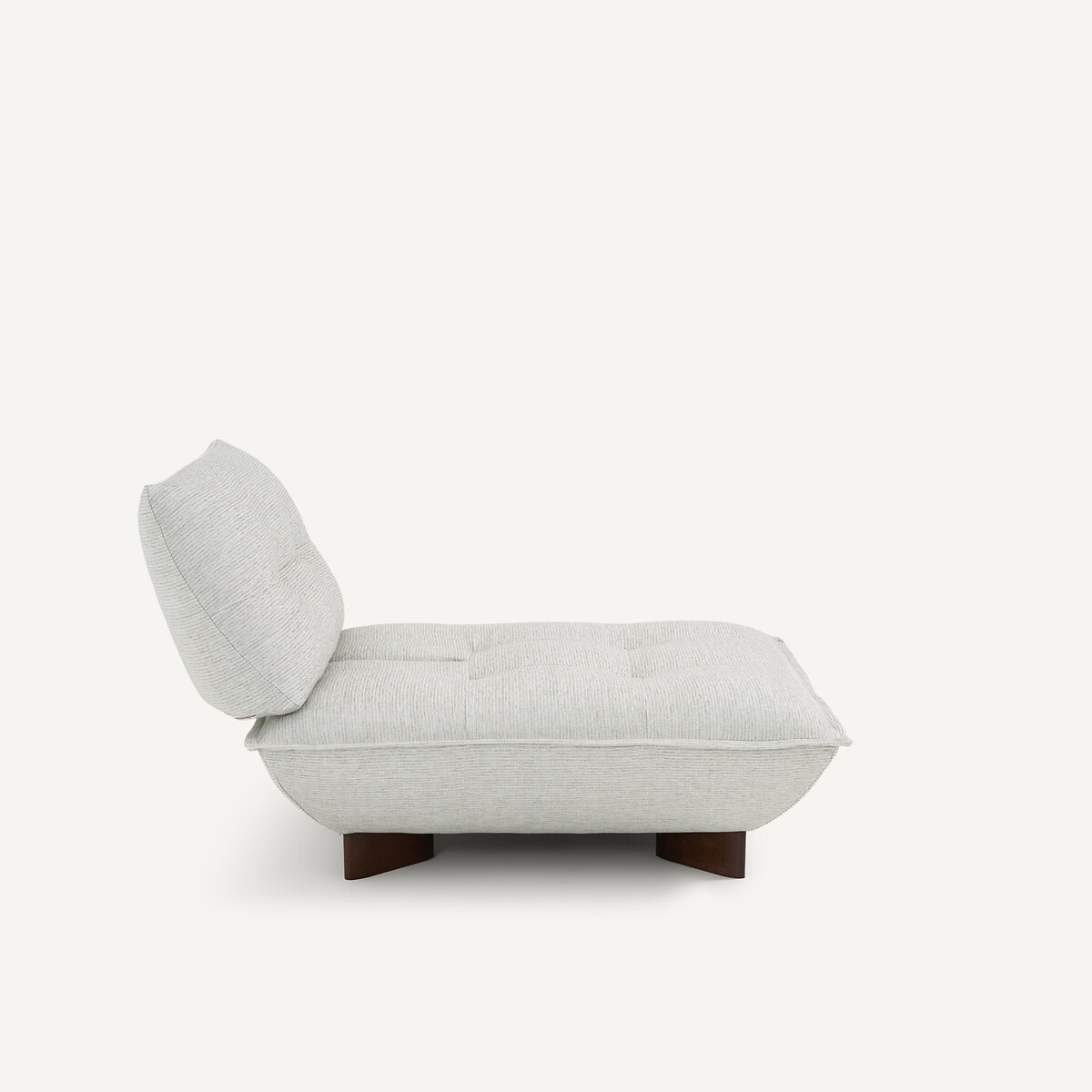 Chauffeuse modulable, en coton côtelé, KAORI gris clair, AM.PM