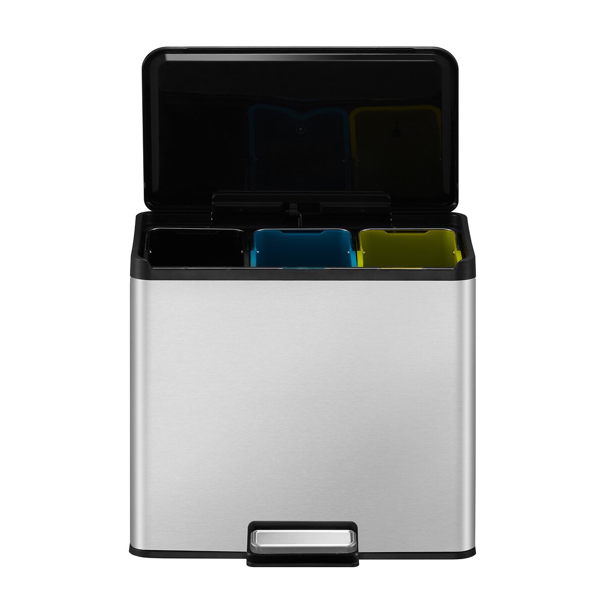Balde de Pedal Essential 9+9+9L, EKO inox mate, EKO