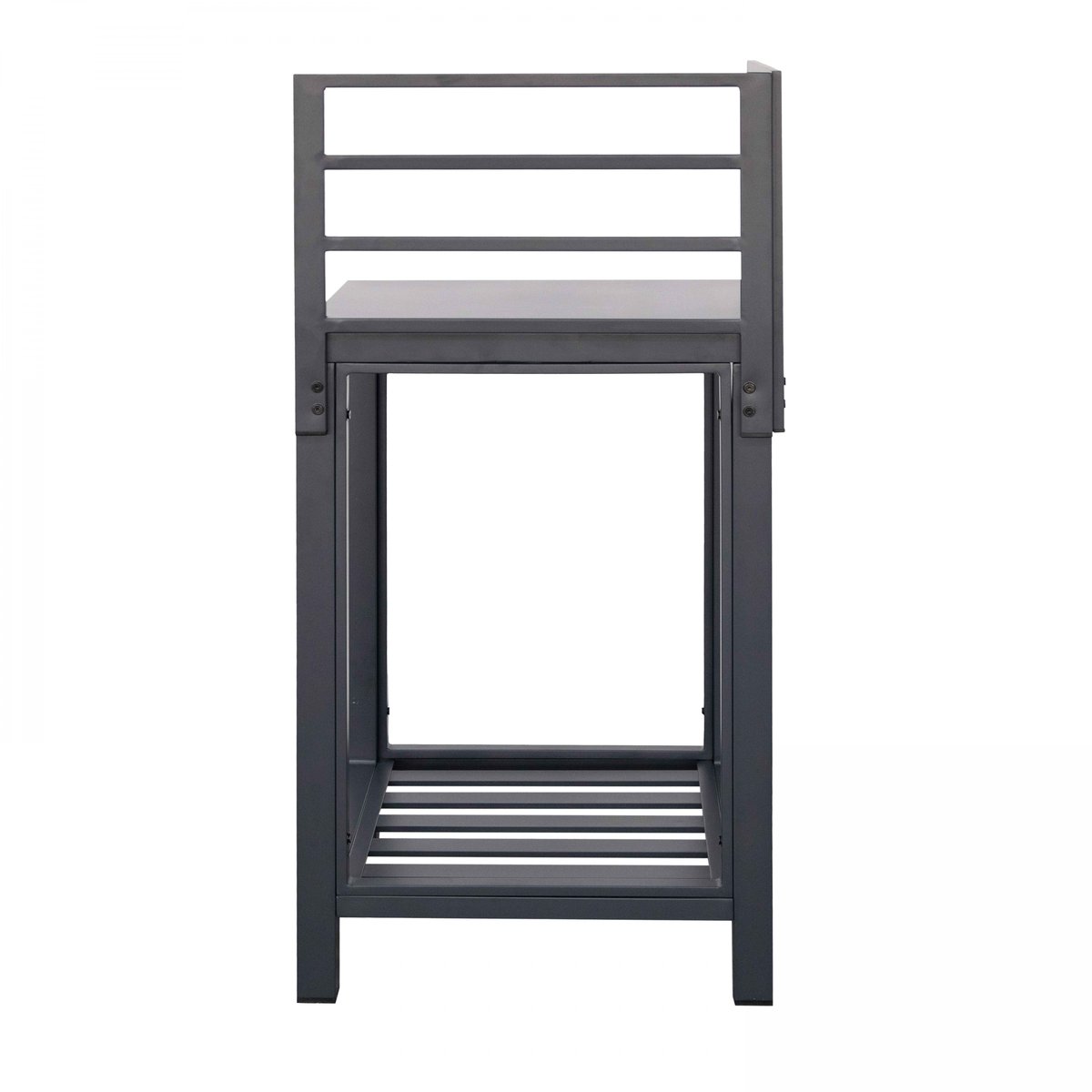 Meuble d'angle cuisine extérieure, CLARI gris anthracite, OVIALA