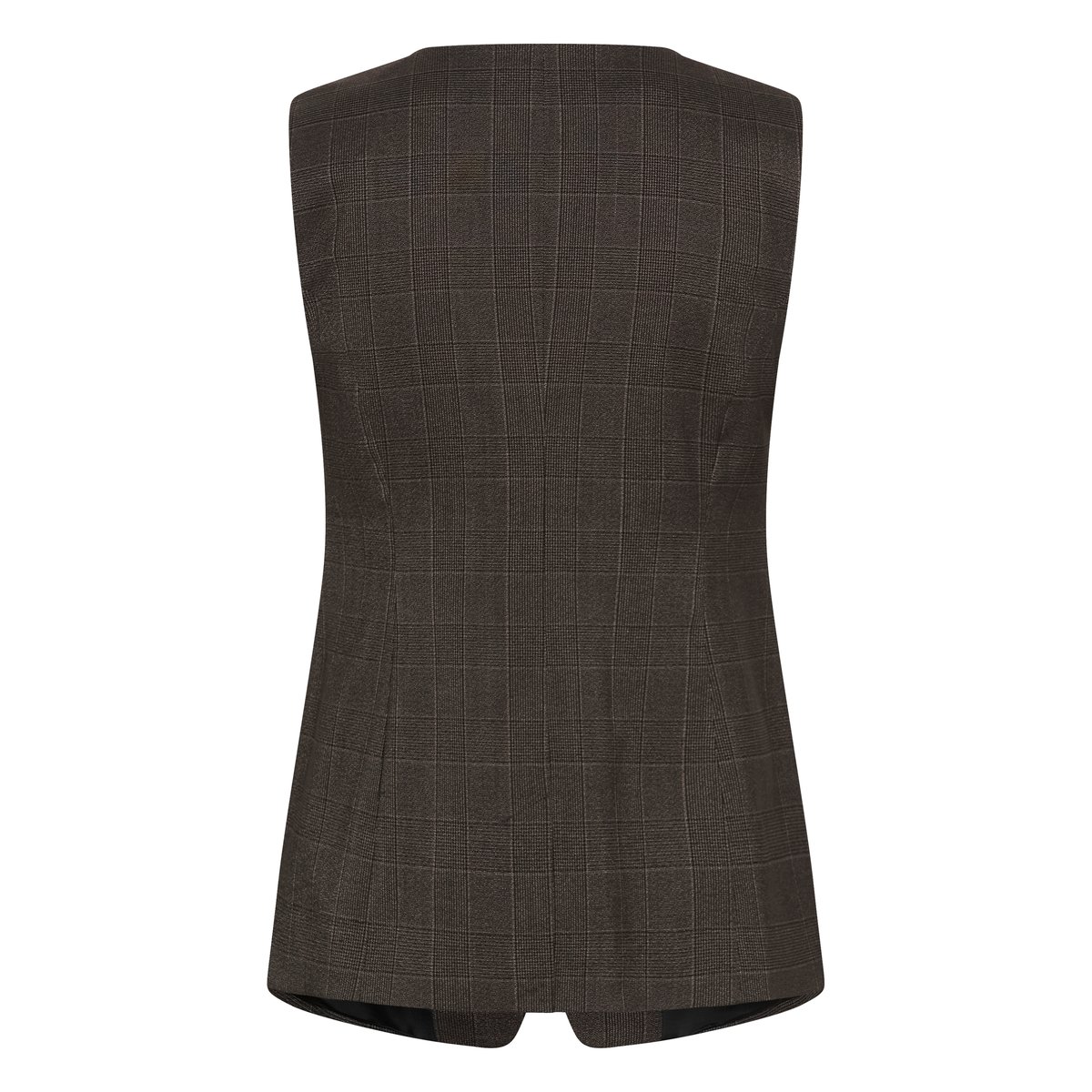 Manteau gris dark grey check, KAFFE
