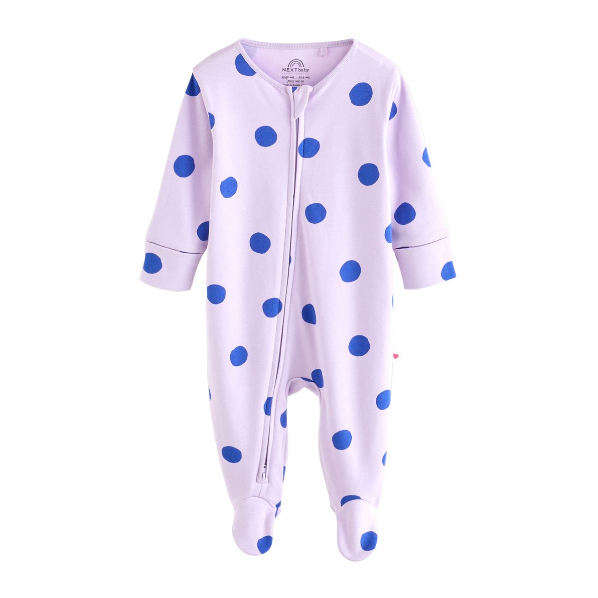 Dors-bien à zip double sens bébé, lot de 5 violet/rose, NEXT
