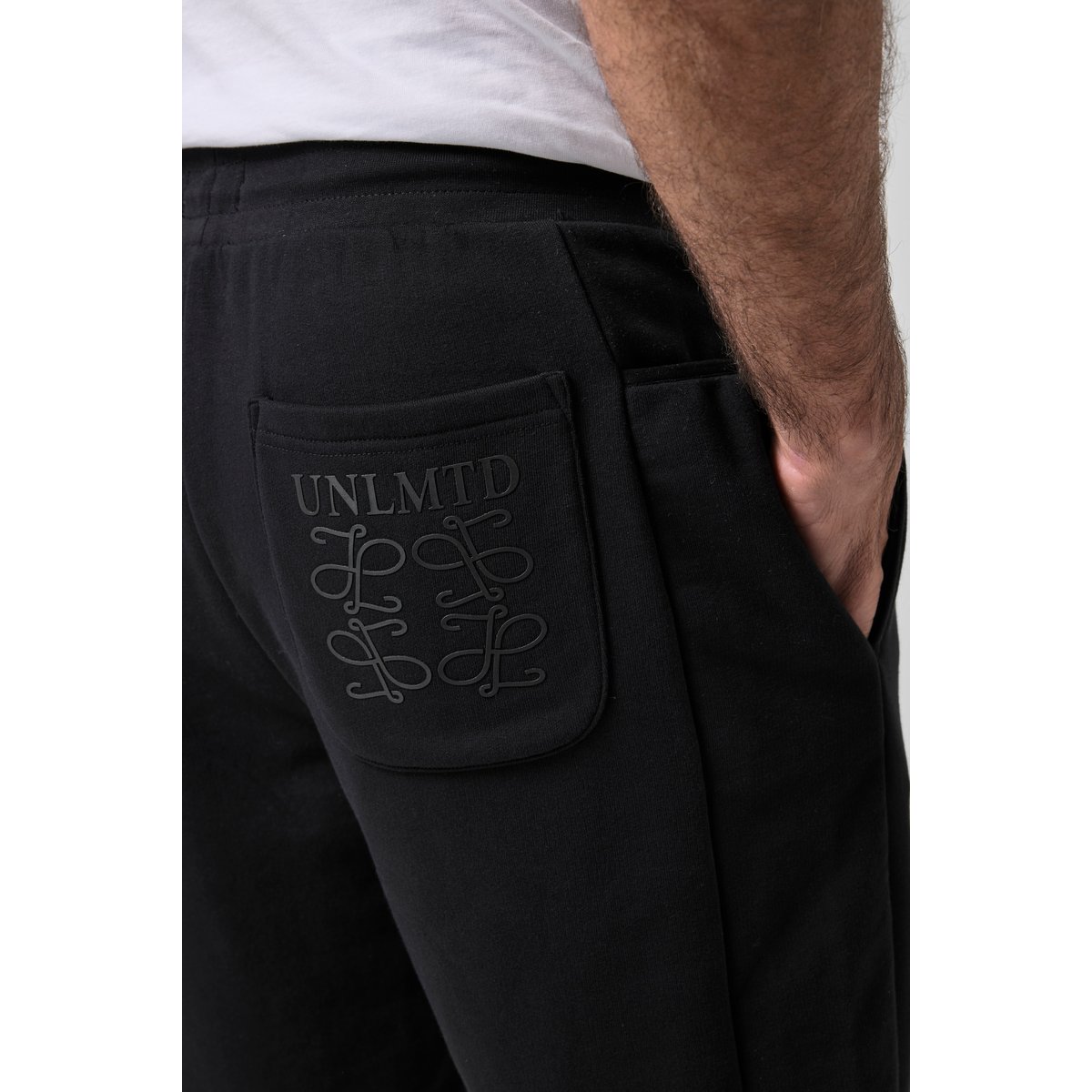Bermuda, fitness, molleton, jusqu’à 7 XL noir, JP1880