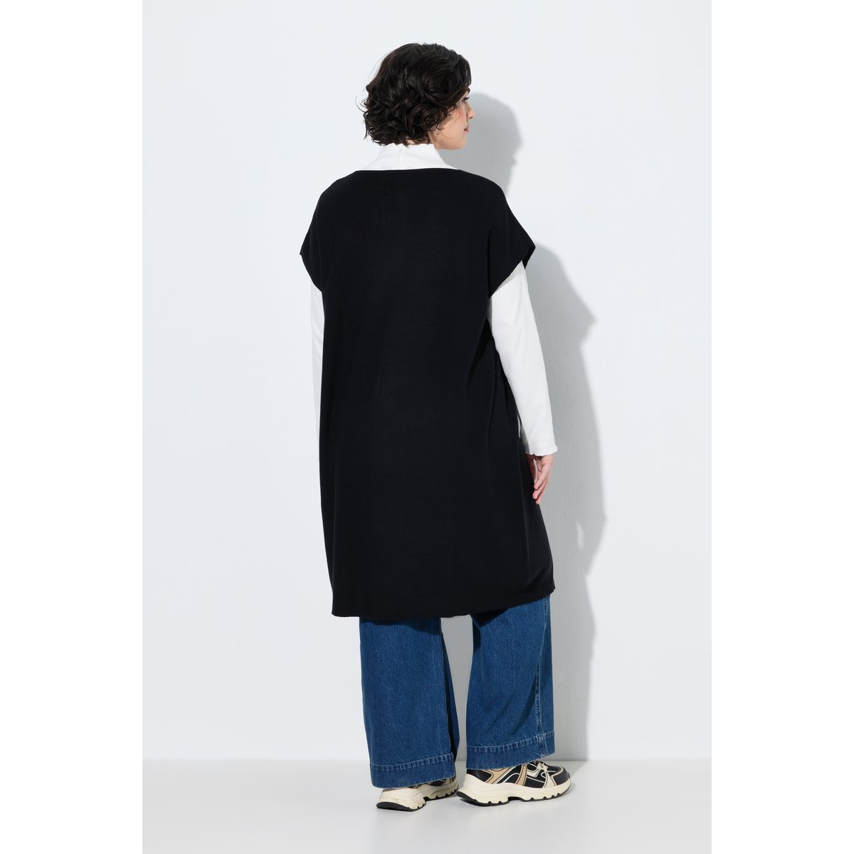 Pull long sans manches noir, ULLA POPKEN