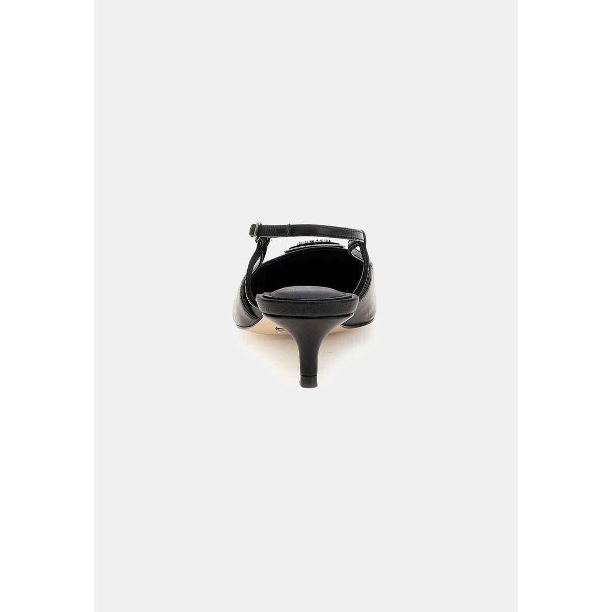 Escarpin Slingback Jesson Cuir Véritable noir, GUESS