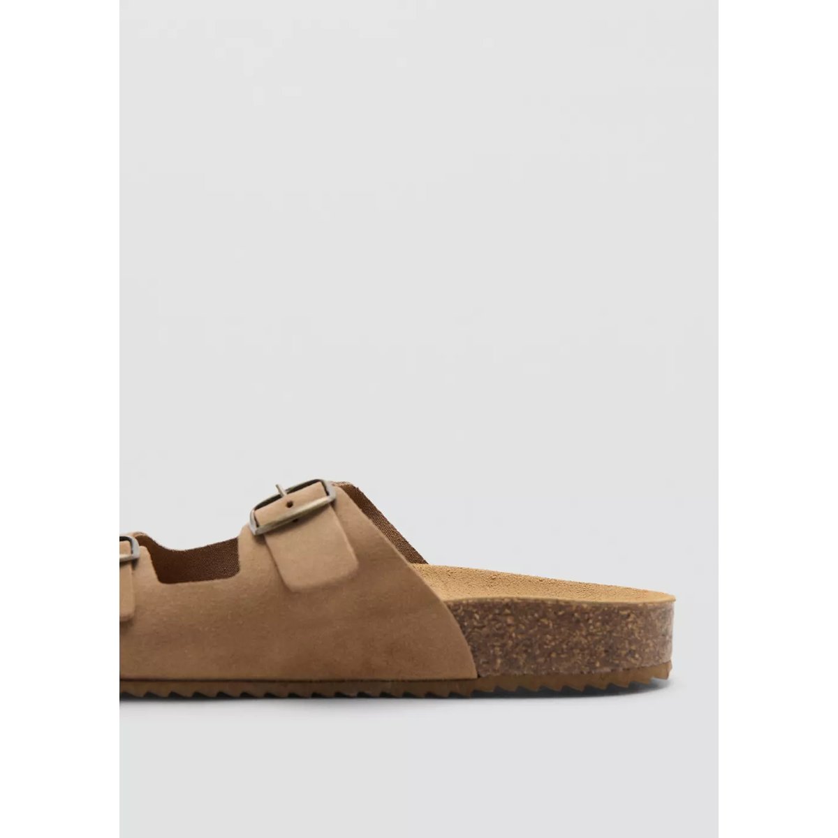 Sandales boucles cuir marron moyen, MANGO TEEN