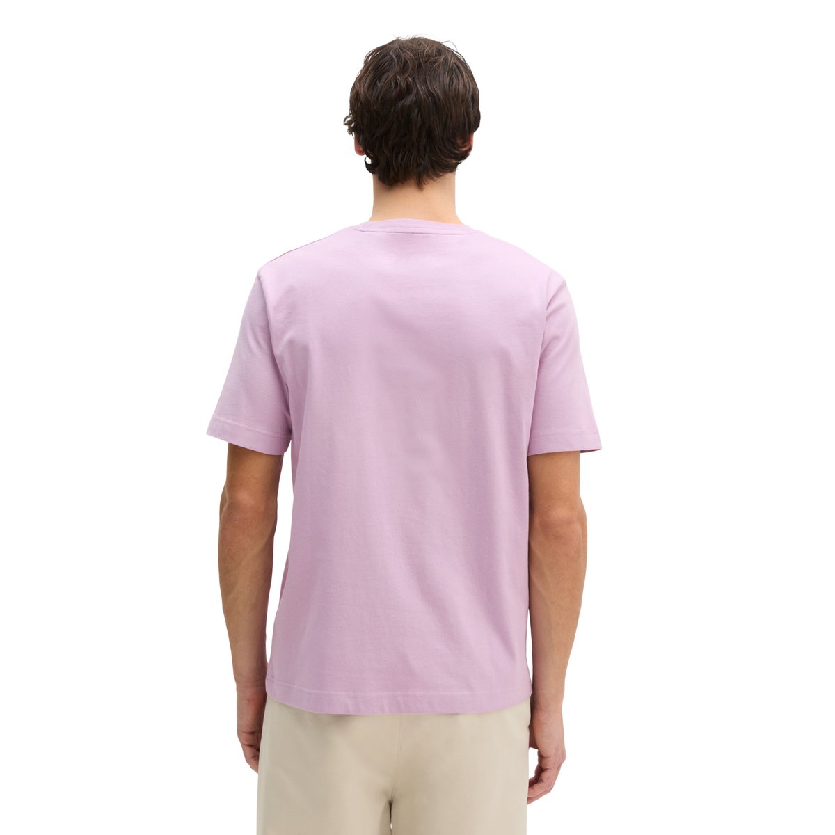 T-shirt regular en pur coton bio violet, MARC O'POLO