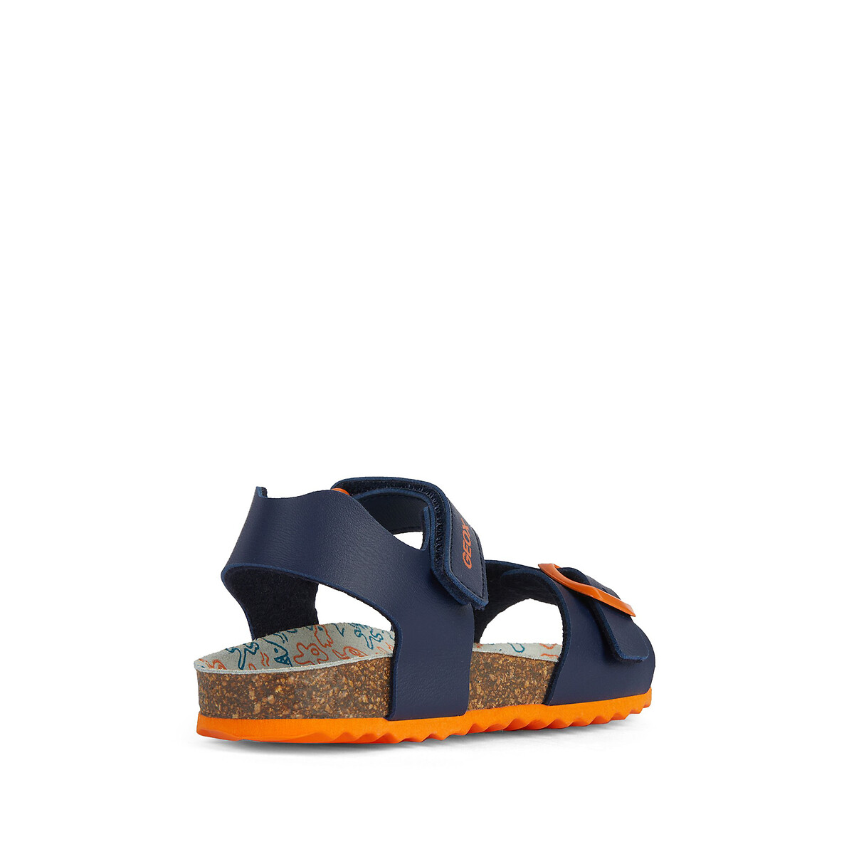 Sandales Ghita bleu/orange, GEOX
