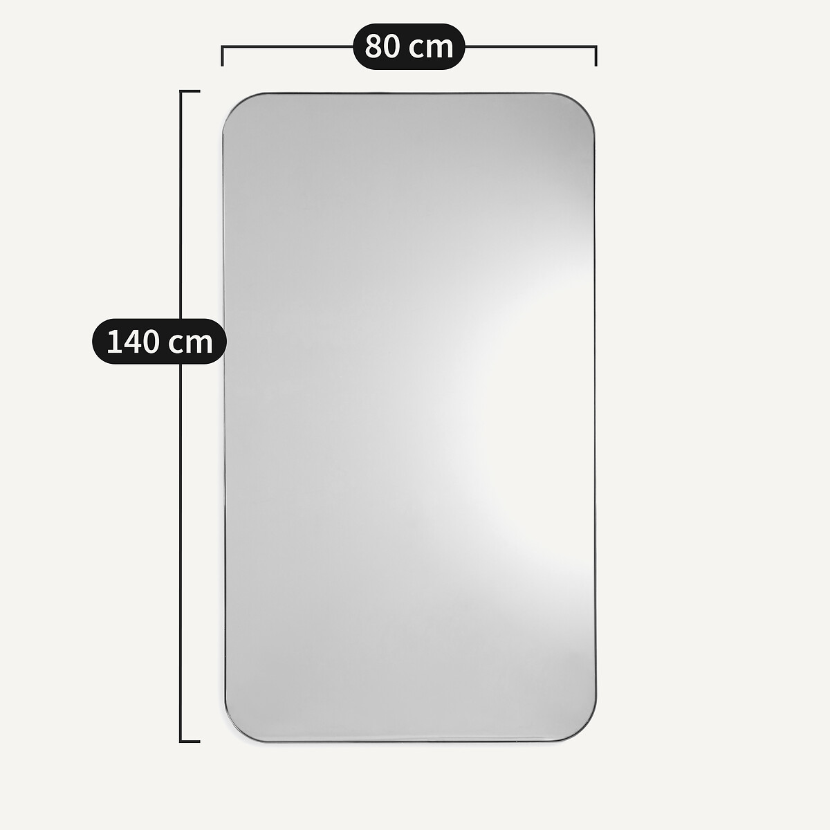 Caligone H140cm Aged Brass Mirror aged brass, AM.PM