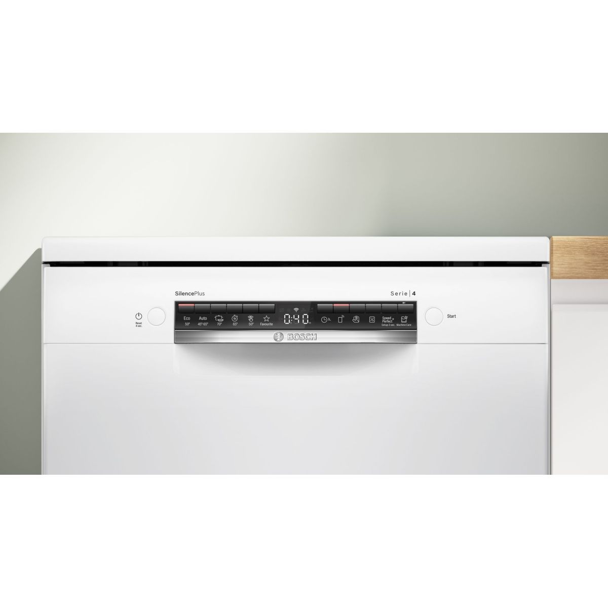 Lave vaisselle 60 cm SMS4EVW00E, SERENITY, Efficient Dry couleur unique, BOSCH