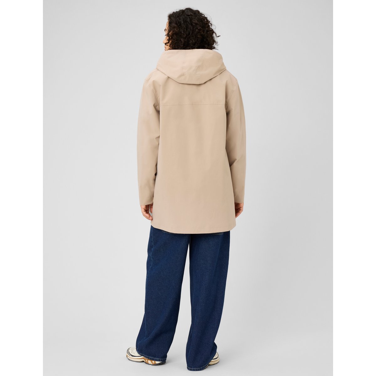Parka légère à capuche marron, BZB
