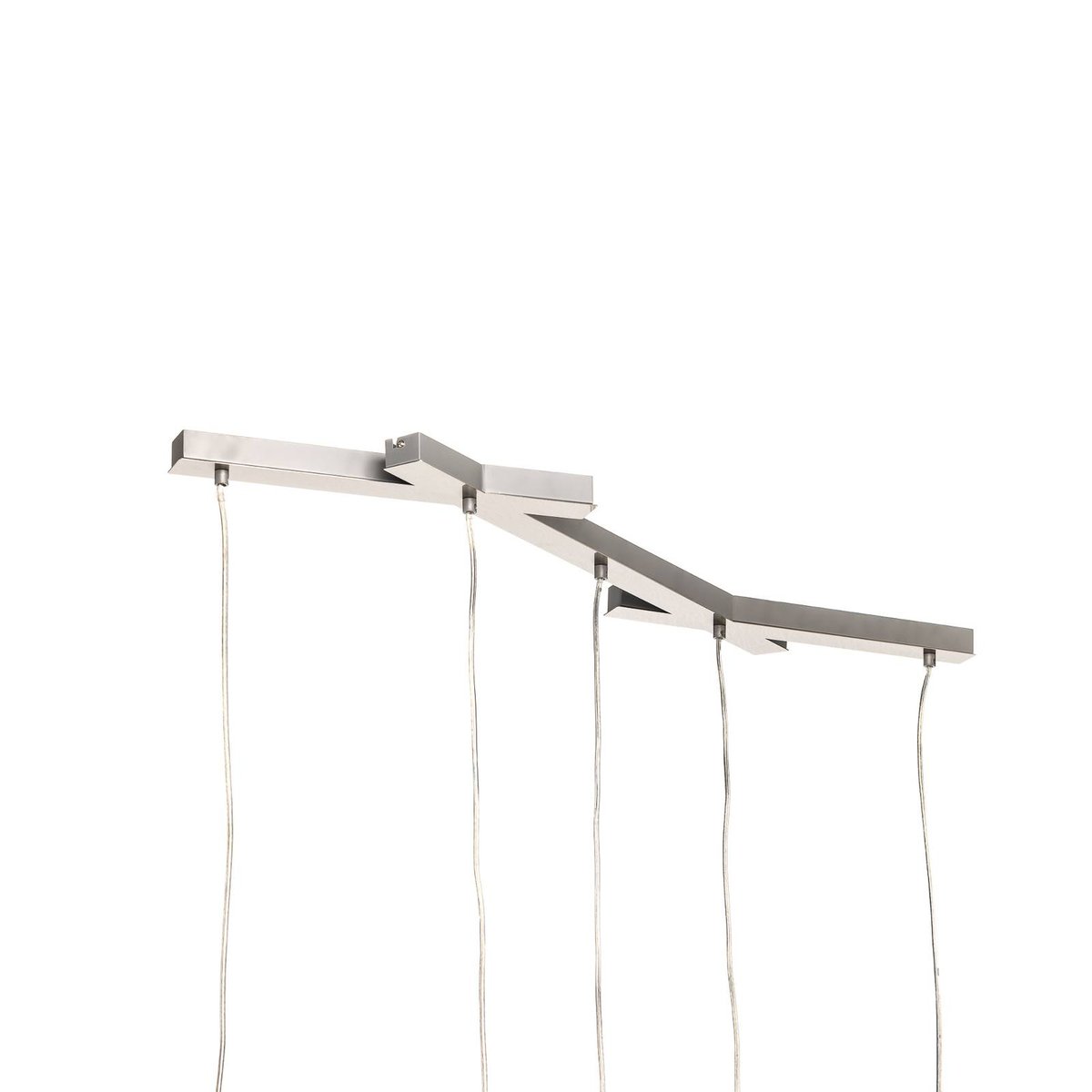 Suspension en textile jeunes, Thamila nickel, caramel, noir, gris, blanc, marron, LUCANDE