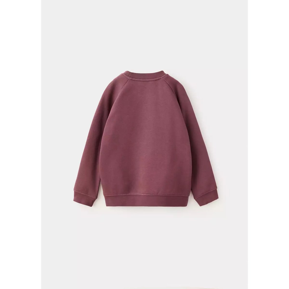 Sweat-shirt coton imprimé grenat, MANGO BABY