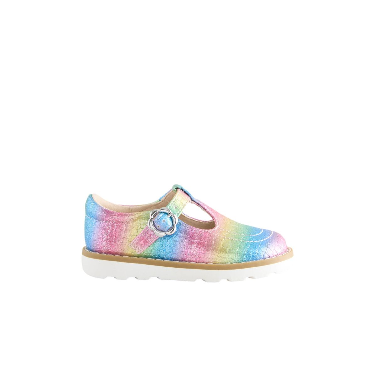 Chaussures t-bar scintillant multicolore arc-en-ciel, NEXT