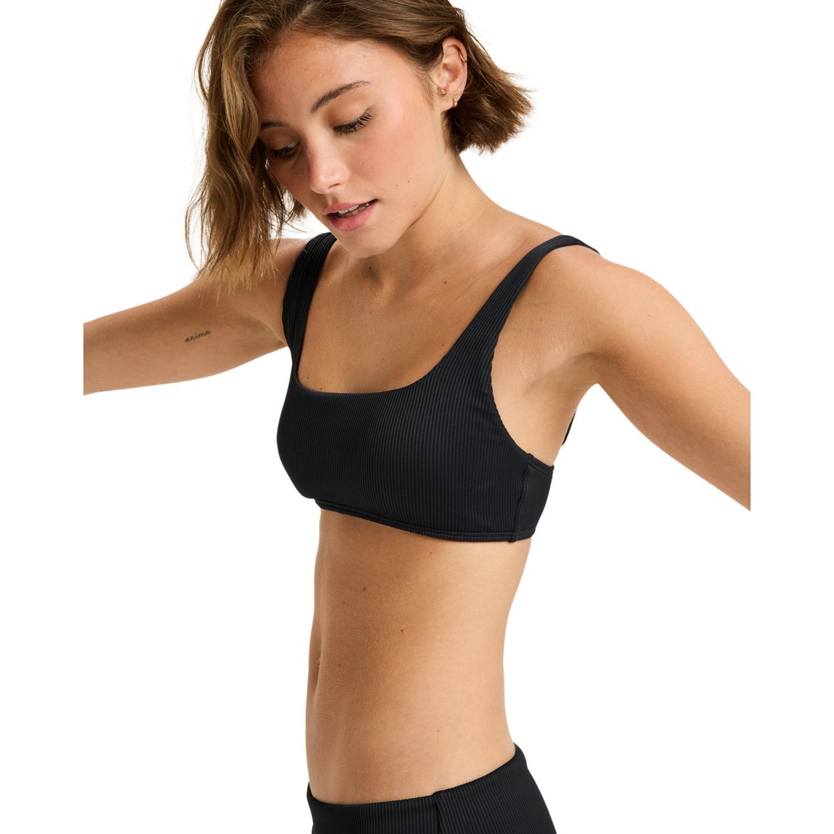 Haut de maillot de bain bikini. noir anthracite, ROXY