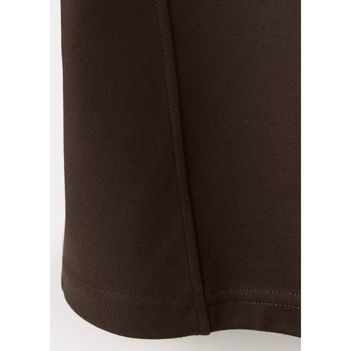 Sweat-shirt col montant zippé marron, MANGO