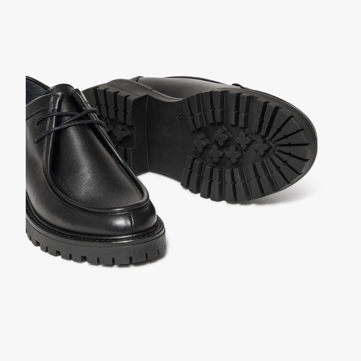 Derby en cuir CALLIOPE noir, BOCAGE