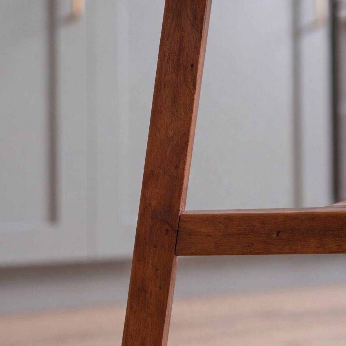 Tabouret de bar en bois recyclé INDRA bois foncé, MADE IN MEUBLES