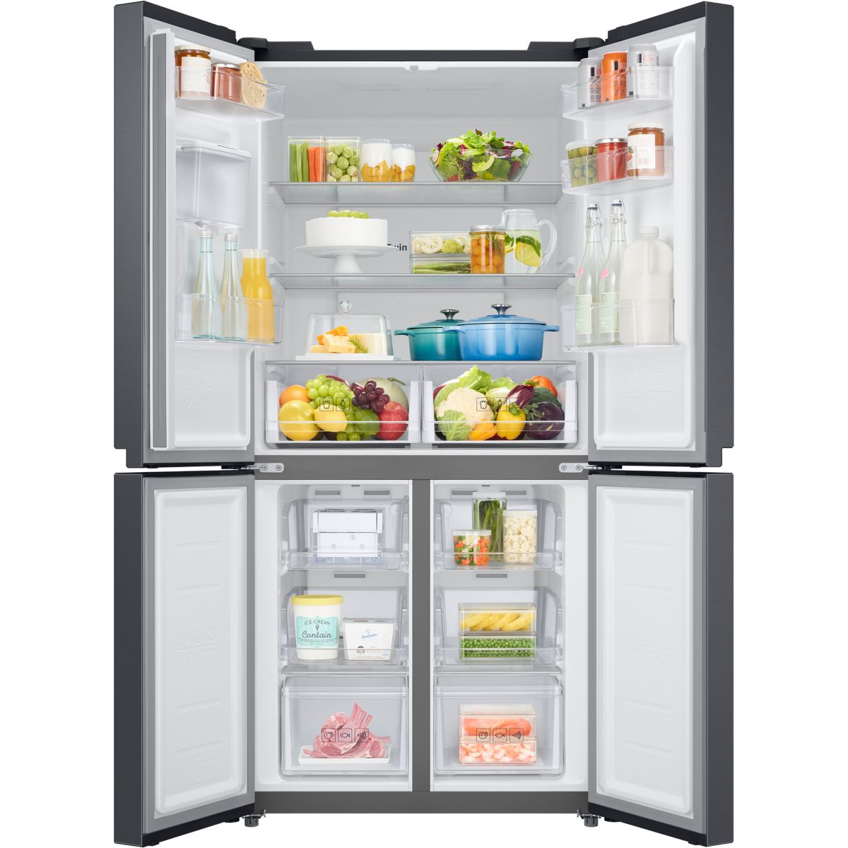 Réfrigérateur multi portes RF48A401EB4 noir, SAMSUNG