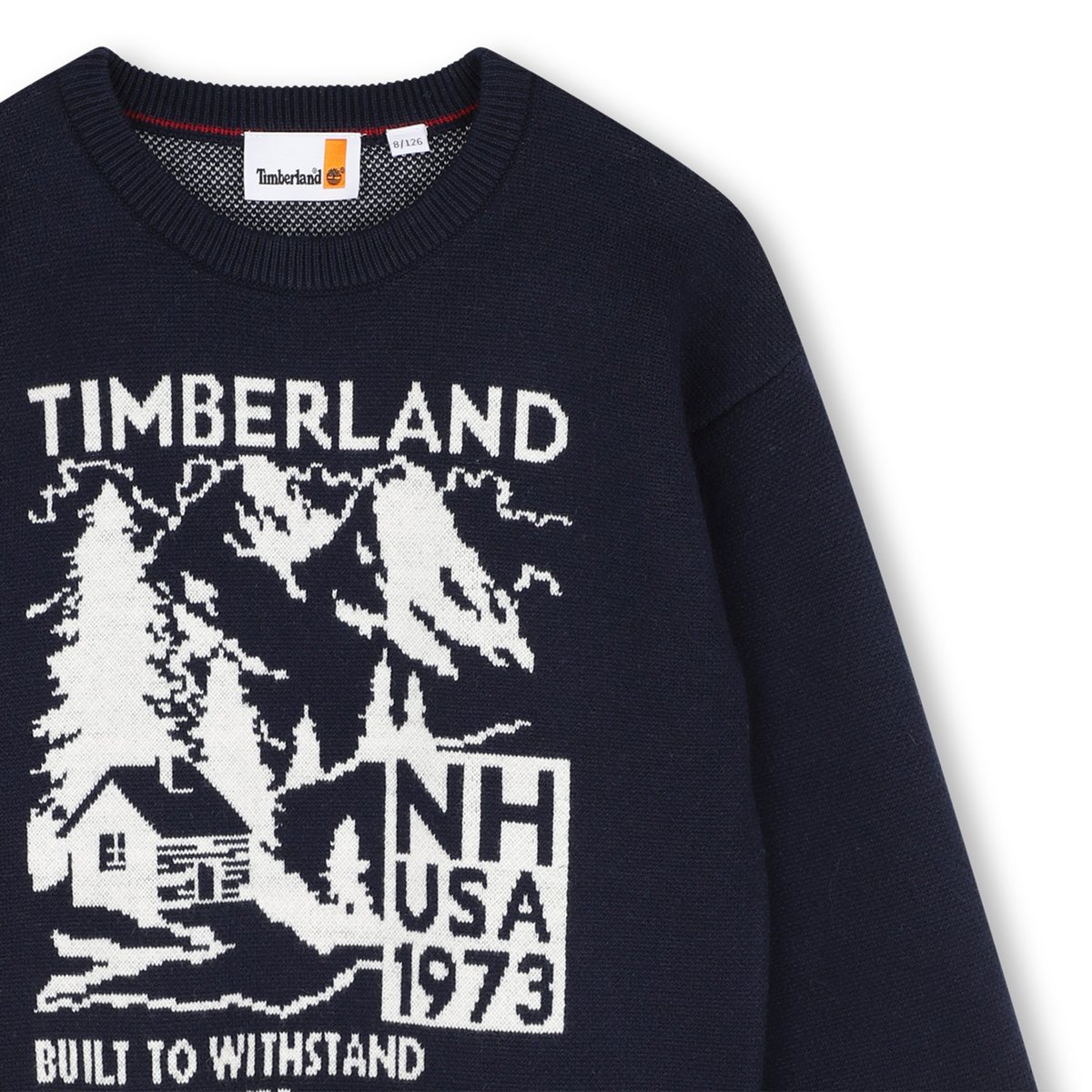 Pull à manches longues bleu cargo, TIMBERLAND