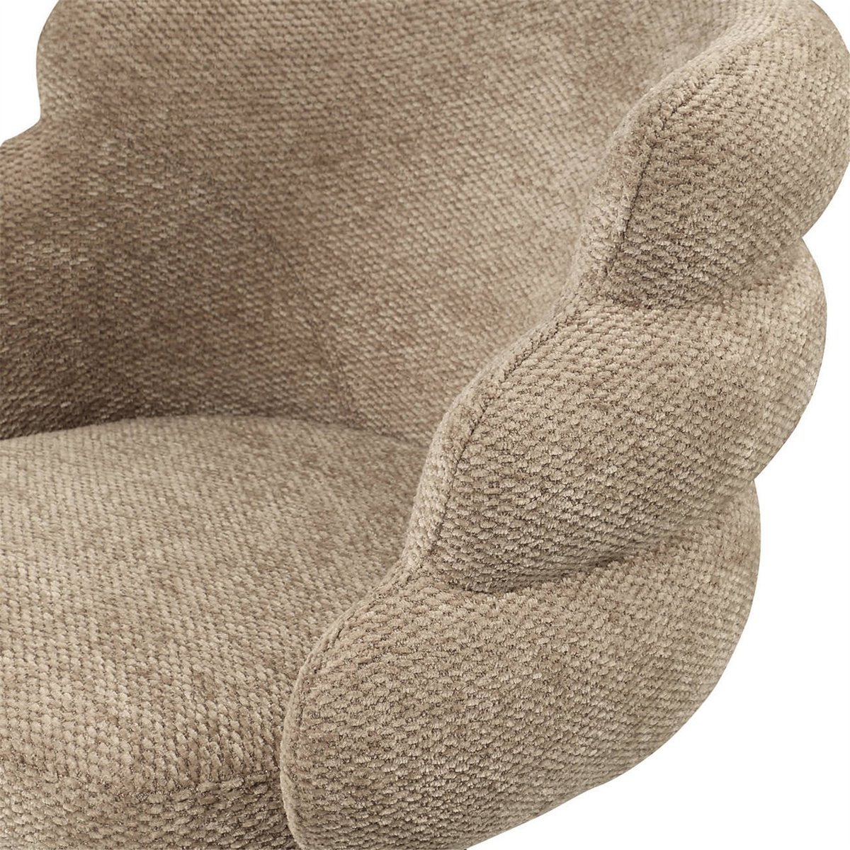 Chaise de salle à manger pivotante mocca boldweave, RECOLLECTION