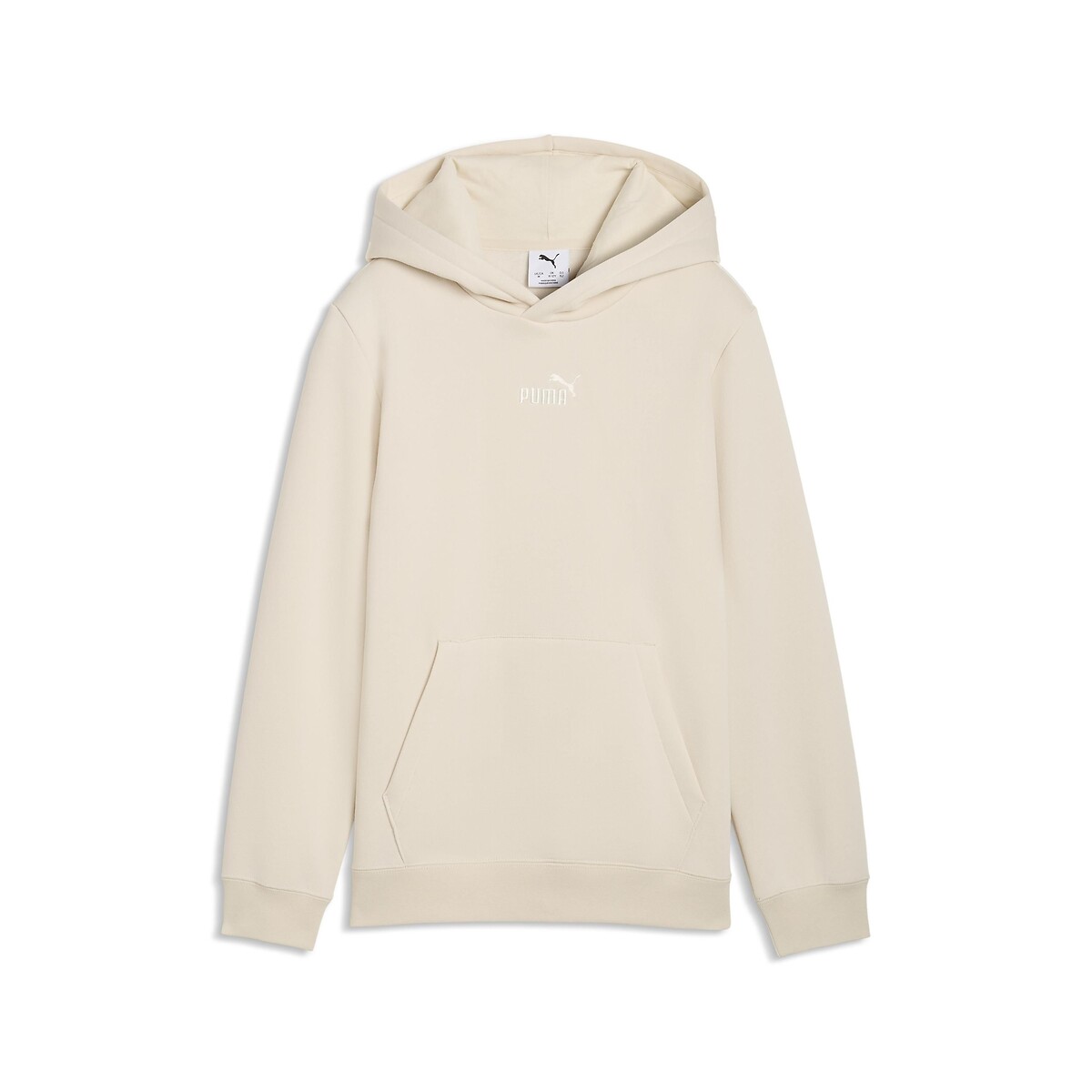 Sweat à capuche en molleton beige, PUMA
