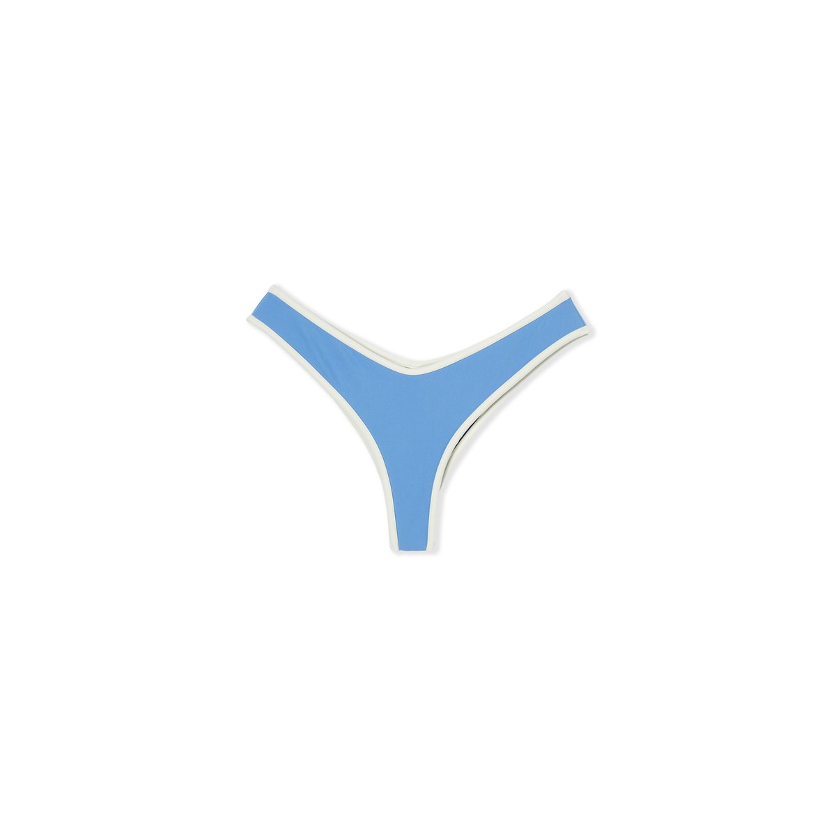 Bas de maillot de bain brésilien high leg POWER LINE bleu, ETAM