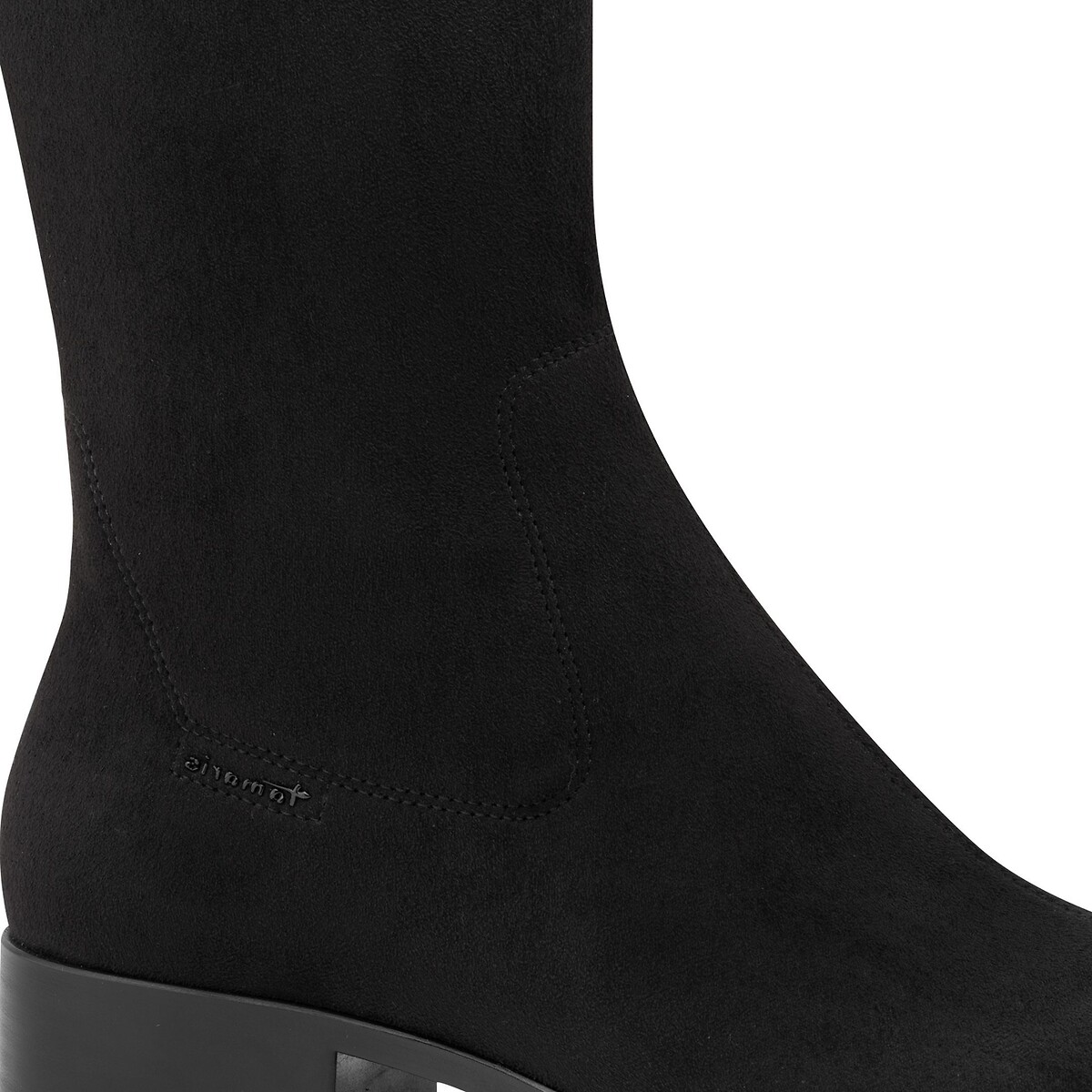 Botas con puntera afilada negro, TAMARIS
