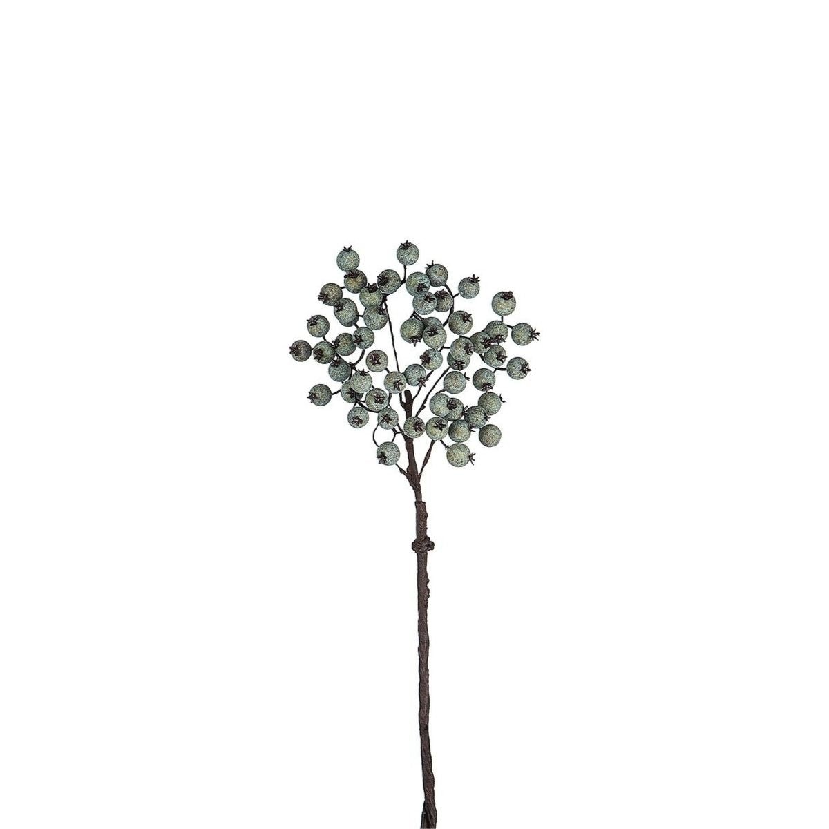Branche de baies artificielle H35 vert foncé, SIA DECO