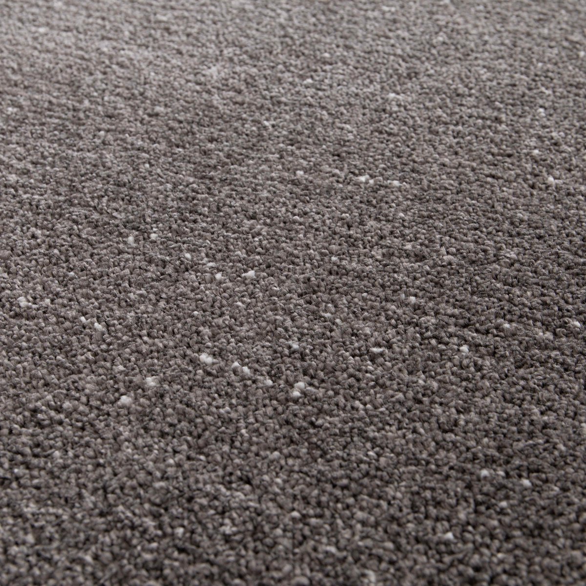 Tapis à poils ras en polypropylène, MANAE gris anthracite, OVIALA