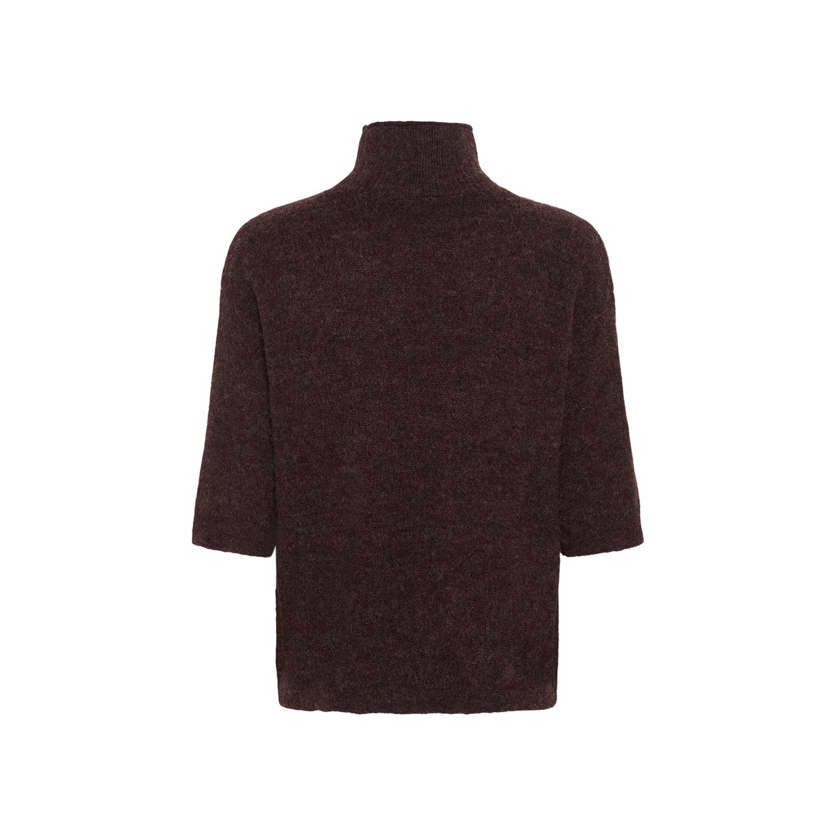 Pullover tricoté marron fudge melange, KAFFE