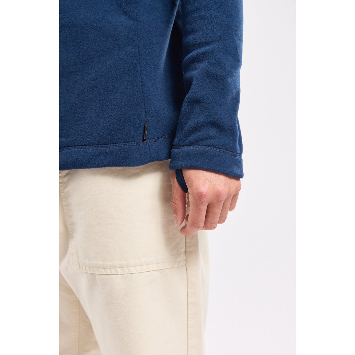 Sweat polaire en Micropolaire Polartec® PLELOT navy, BERMUDES