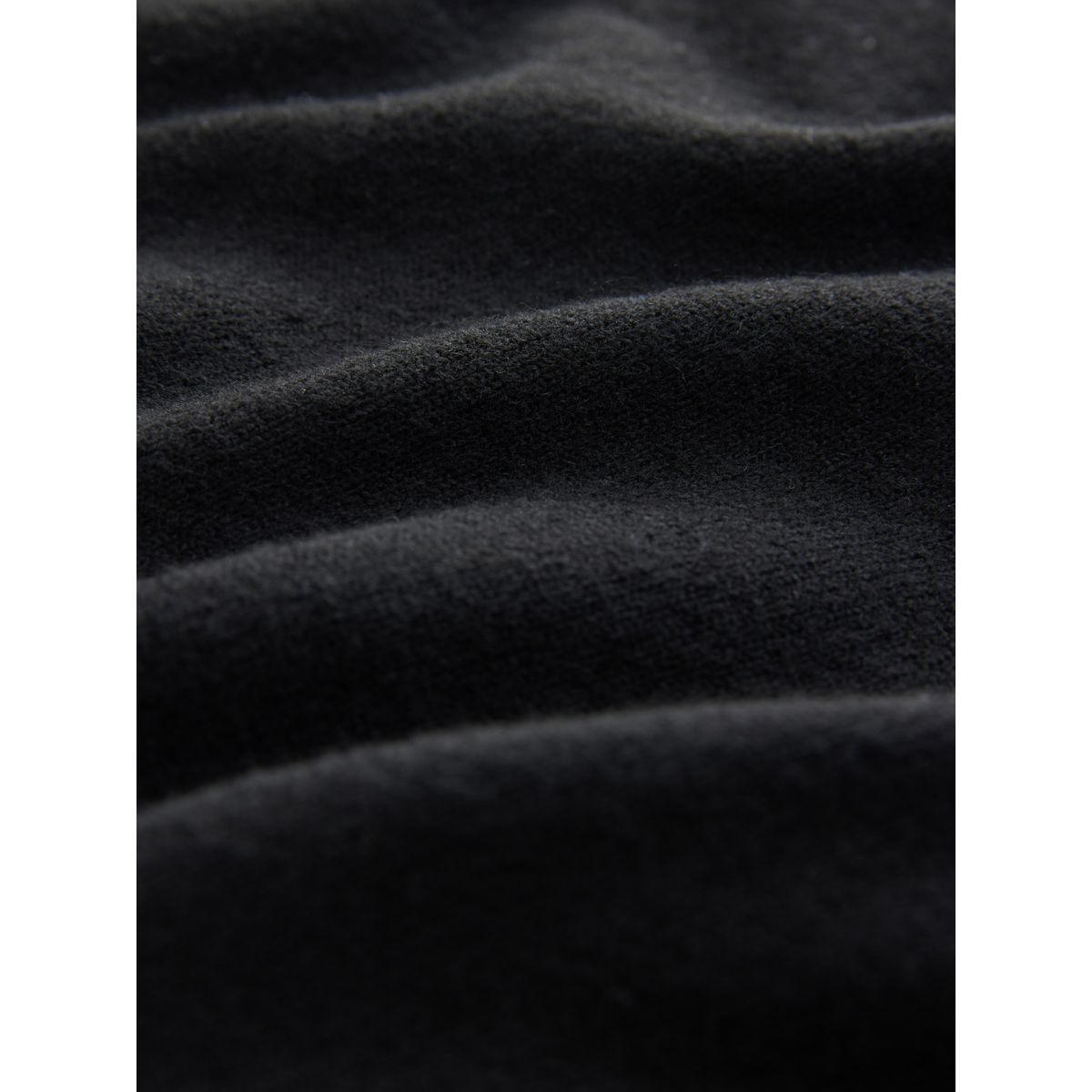 Pull ras du cou ultra-doux à manches longues noir, NEXT